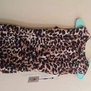 Calvin Klein cheetah print dress
